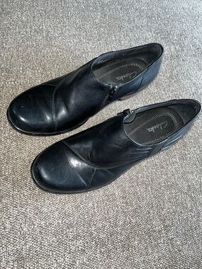 Clark’s Bendables Wyld Foxtrot Black Leather Bootie size 6.5